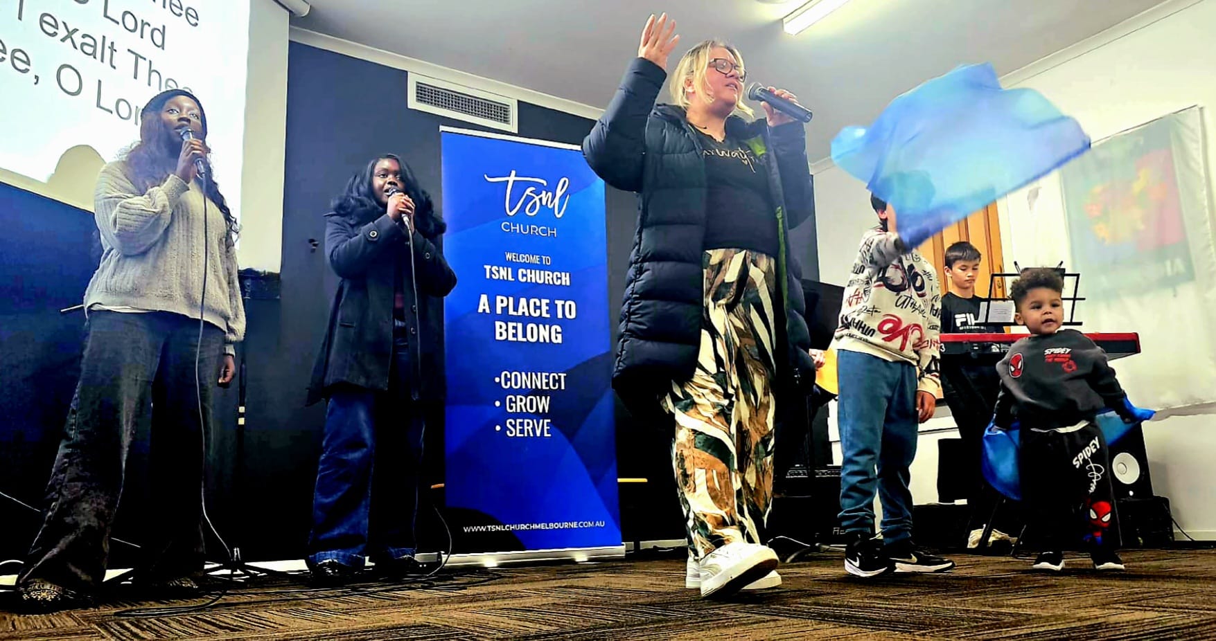 Worship and community life at a Saturday service at TSNL Church Melbourne